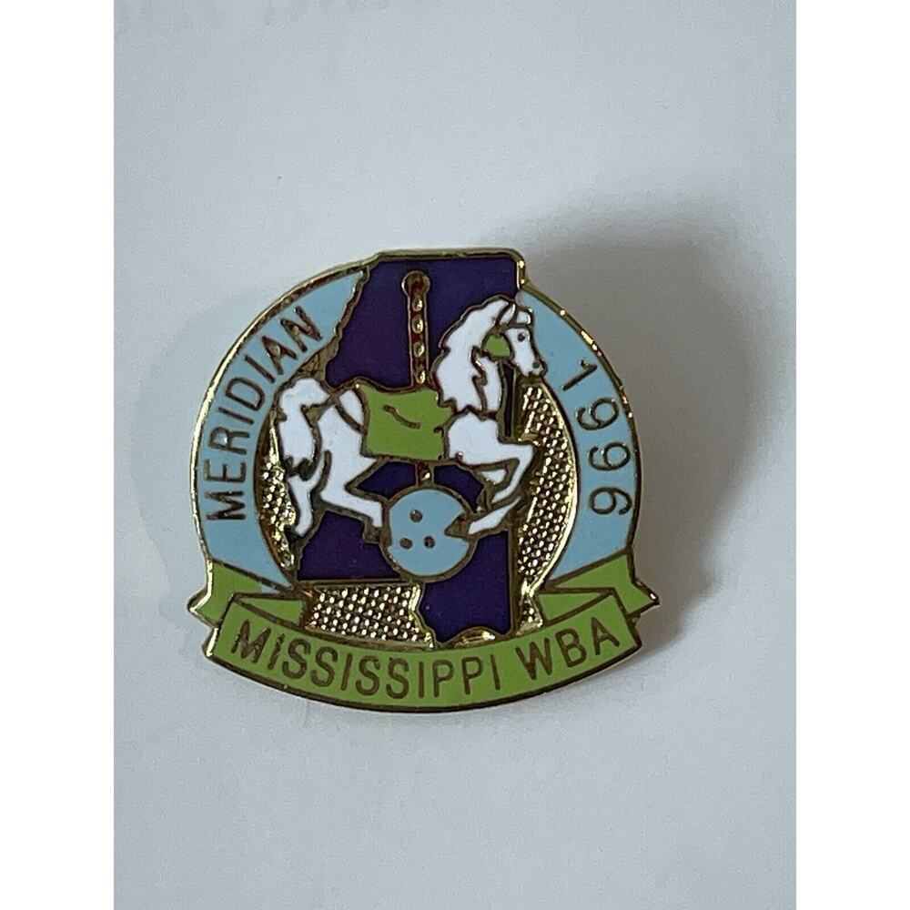 Mississippi WBA 1996 Meridian Lapel Pin Women's Bowling Association